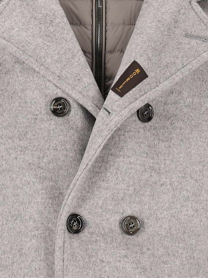 Moorer Bas-Le Jackets - Grey | 39f94dfb416d265d60f0e8423290153f41e8b63b