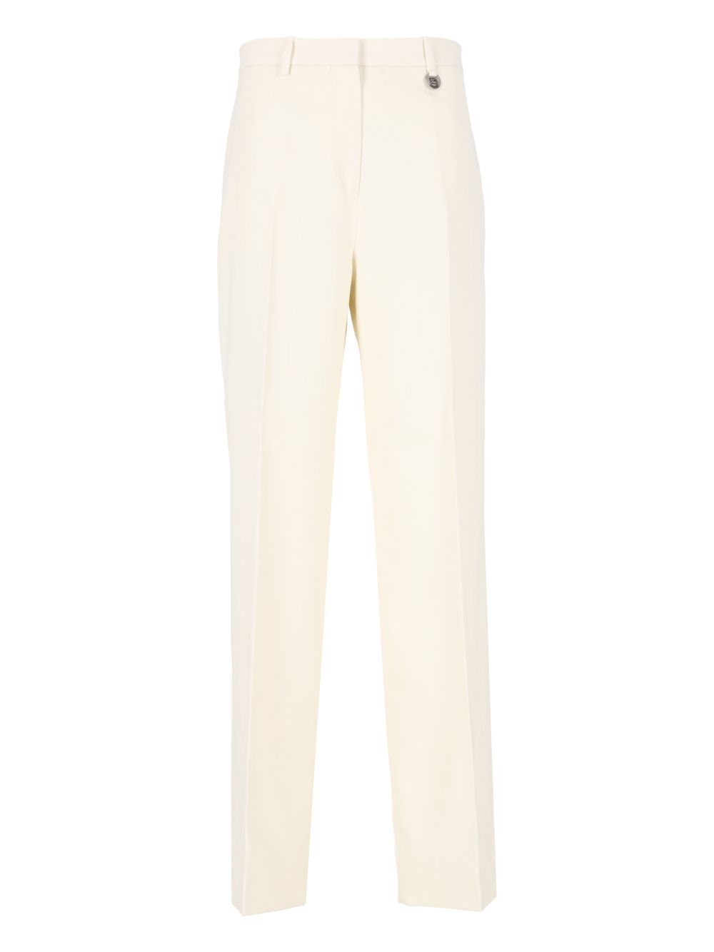 Burberry Pinstriped Wool Tailored Trousers - White | af29abaf6d4da5ac9375d13951934dd3eab4551f