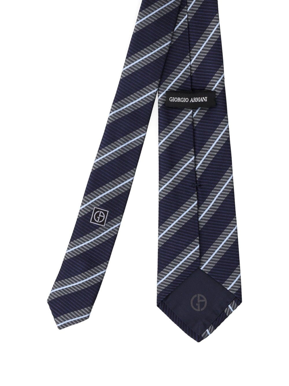 Giorgio Armani Regimental Tie Ties And Bow Ties - Blue | 96de94984d4e90937dd1b60df0d9498dfc77d7a4