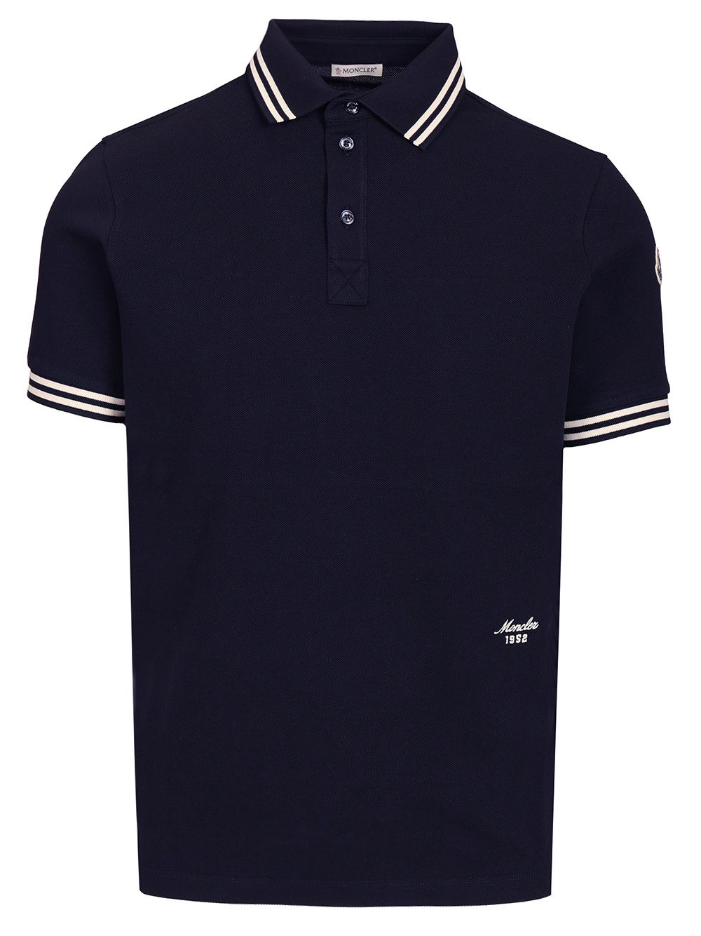 Moncler Piqué Polo shirt - Blue | 765b1aae5f65b4d9a150414230acd3c30094300d