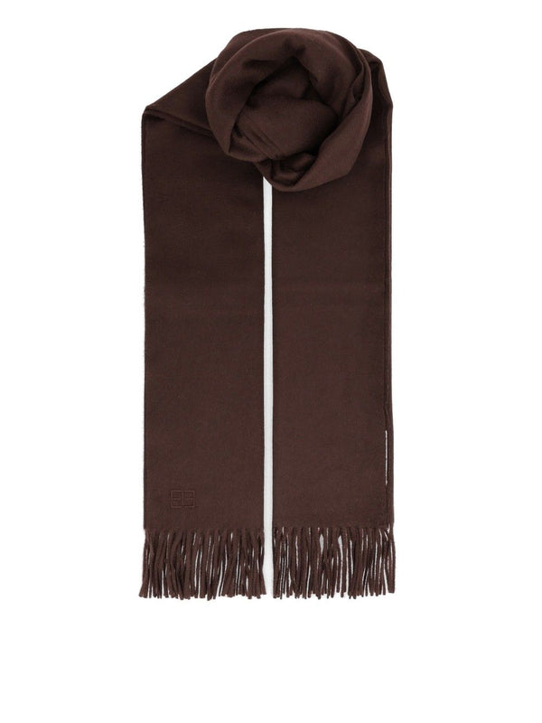 Medium-Sized Scarf Scarves And Foulards Brown