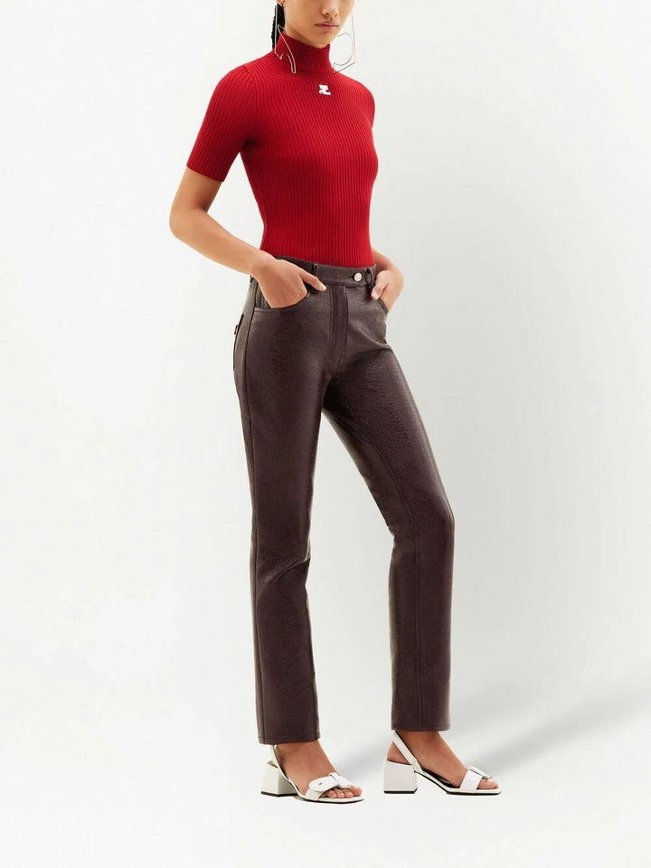 Courreges Turtle neck - Red | 21a334d3a78fdf4a0bf03dad659a636db4d12758