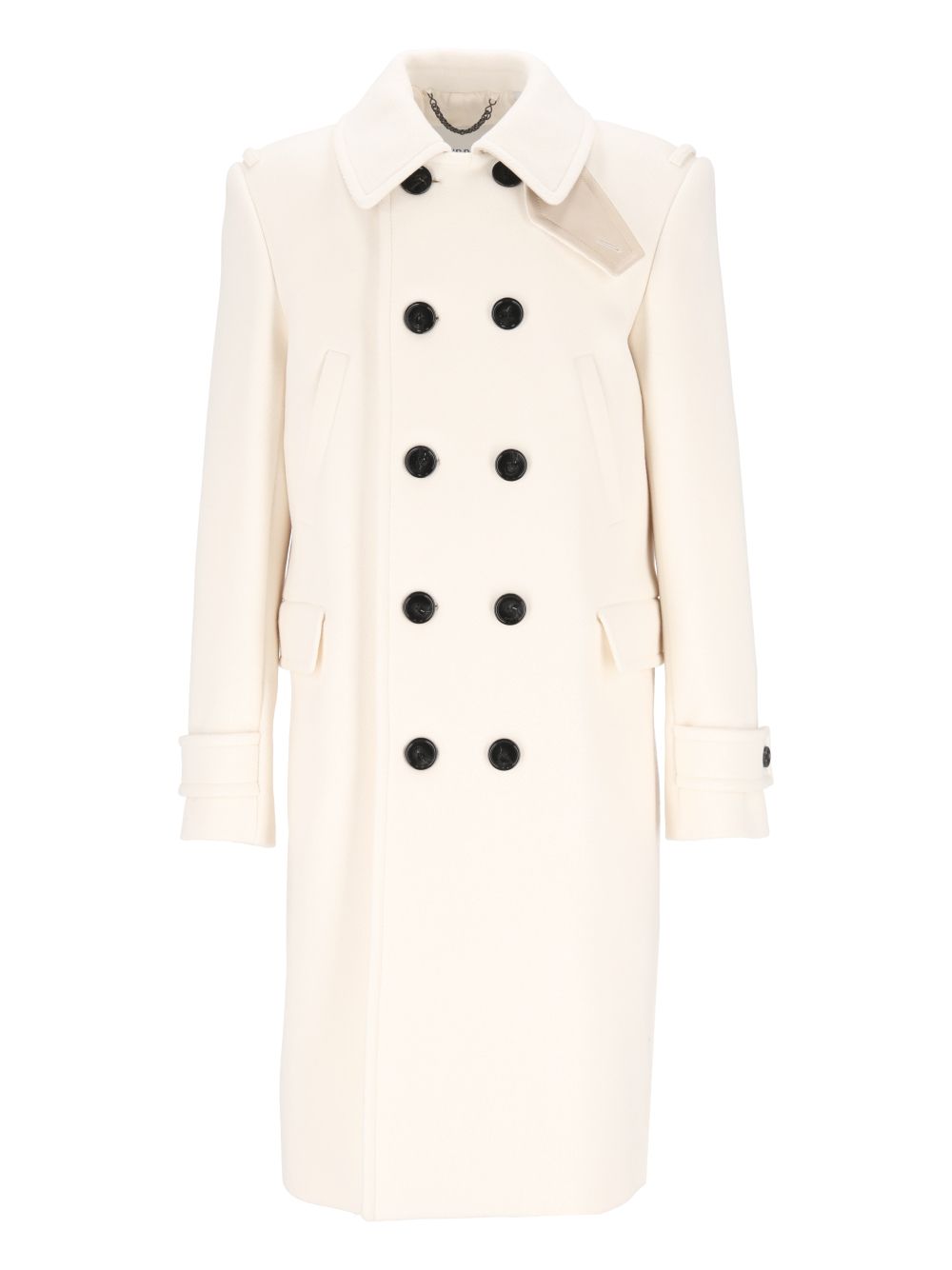Burberry Double-Breasted Wool-Blend Coat Coats - White | 40c15be289e0db6d26acea6decb45923751c9d66