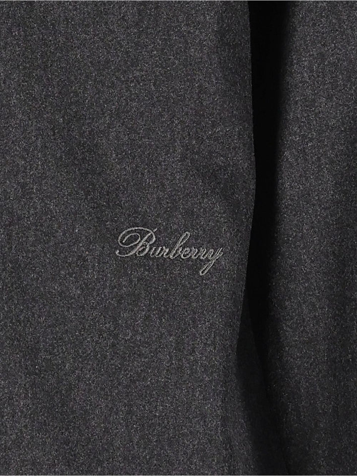 Burberry Wool And Cashmere Overshirt Shirts - Grey | c39c3e478ab88d7d109644e04da3fbd1aa4f594d