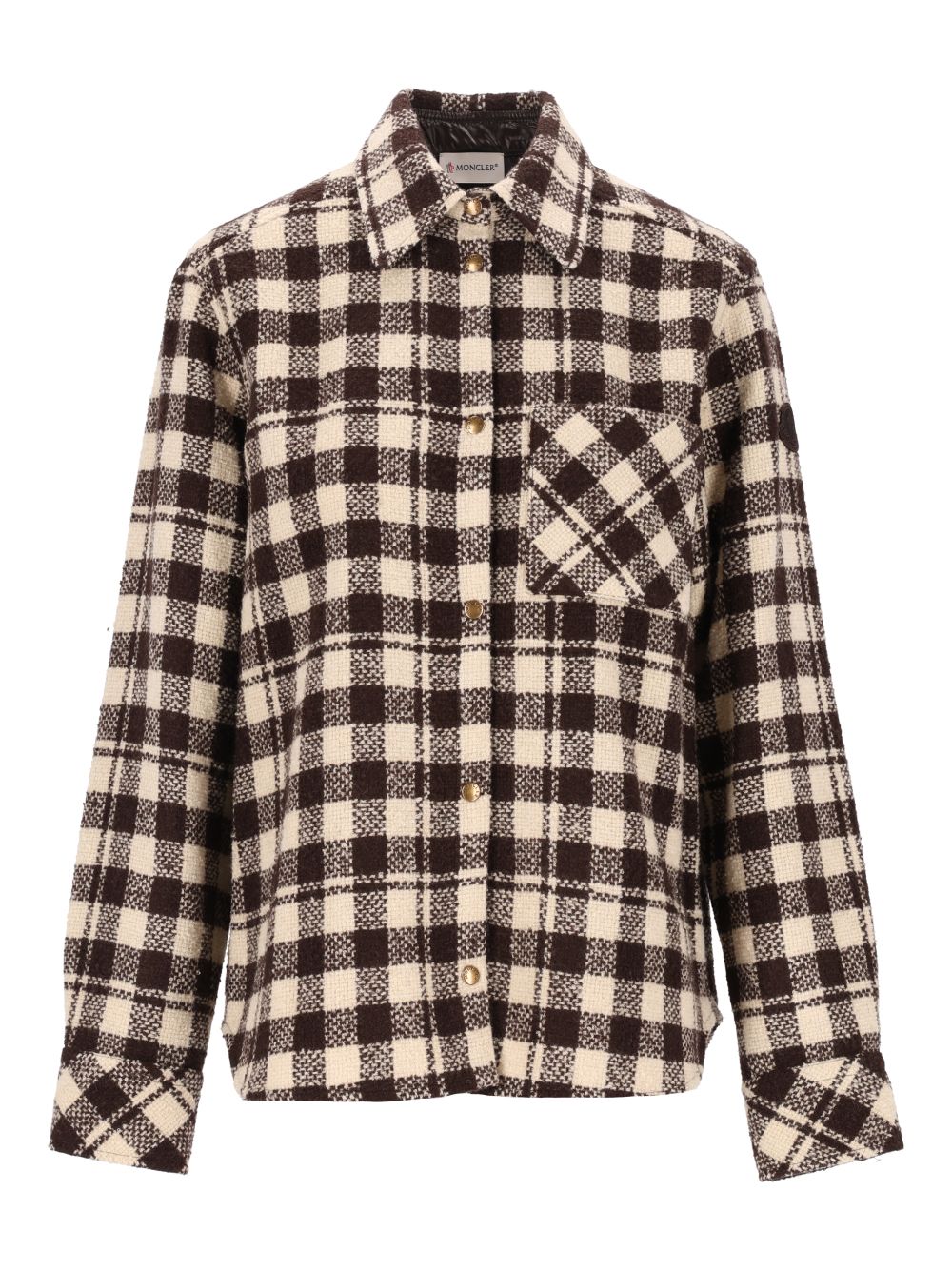 Moncler Shirt Shirts Brown