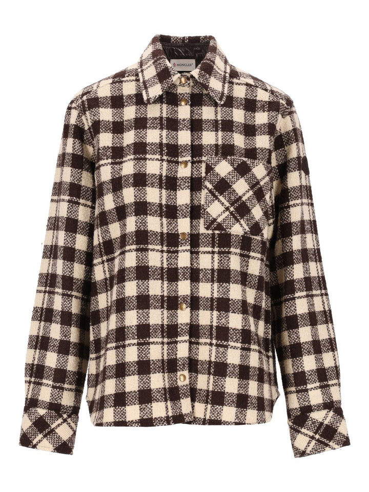 Moncler Shirt Shirts Brown
