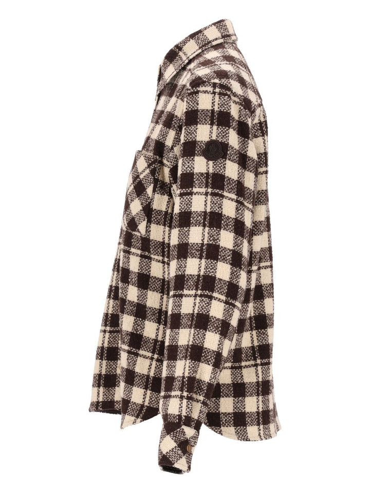 Moncler Shirt Shirts Brown