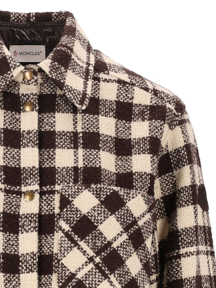 Moncler Shirt Shirts Brown
