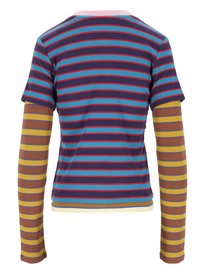 Staud Dillon Tee T-Shirt - Multicolor | 6419132817dca07969295e404d5d5b07cc750a1f
