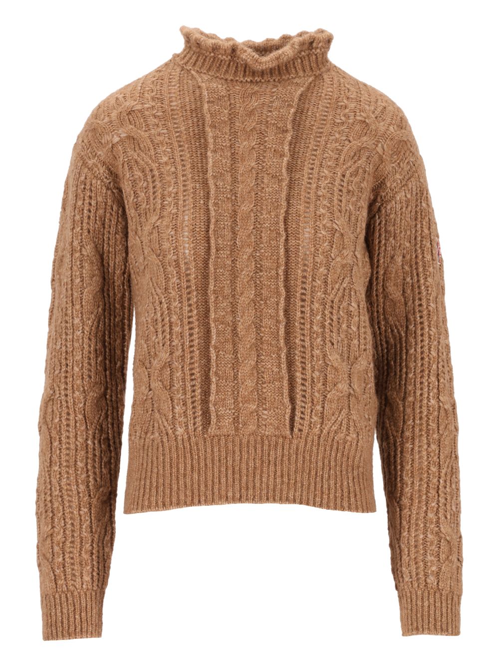 Moncler Grenoble Crew Neck Knitwear Brown