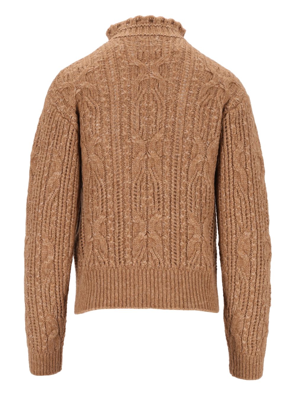 Moncler Grenoble Crew Neck Knitwear Brown