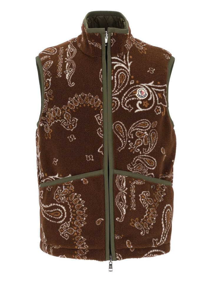 Moncler Vest Coats Blue
