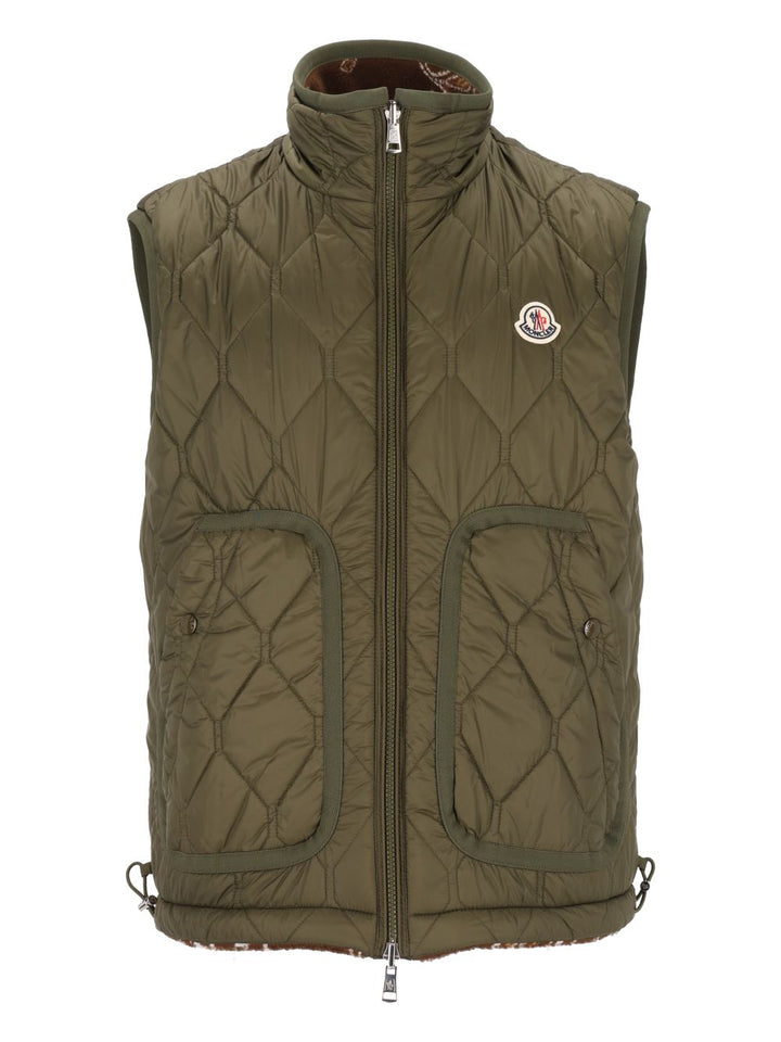 Moncler Vest Coats Blue