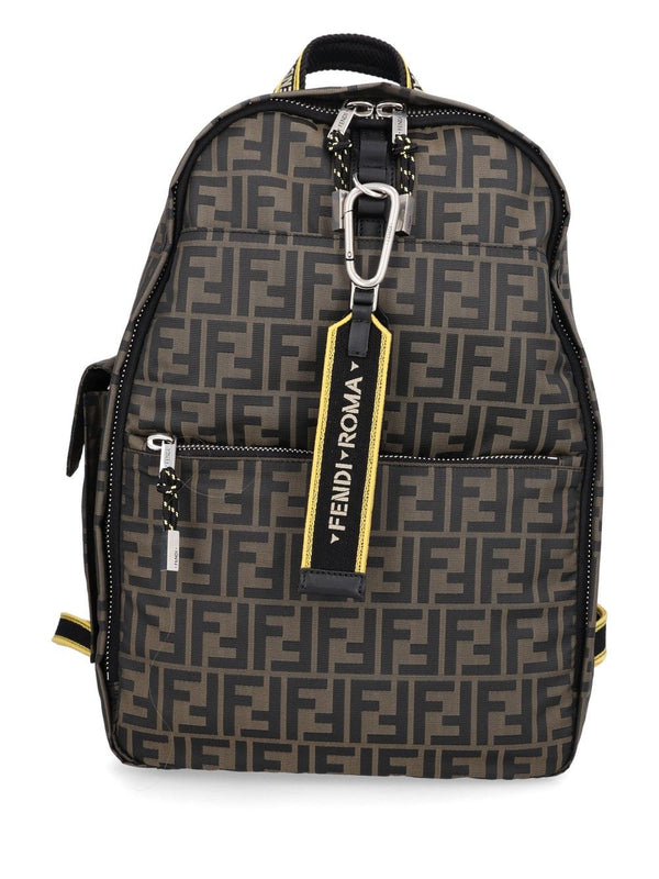 Fendi Climb Backpack Ff Lig Backpacks & Travels Black