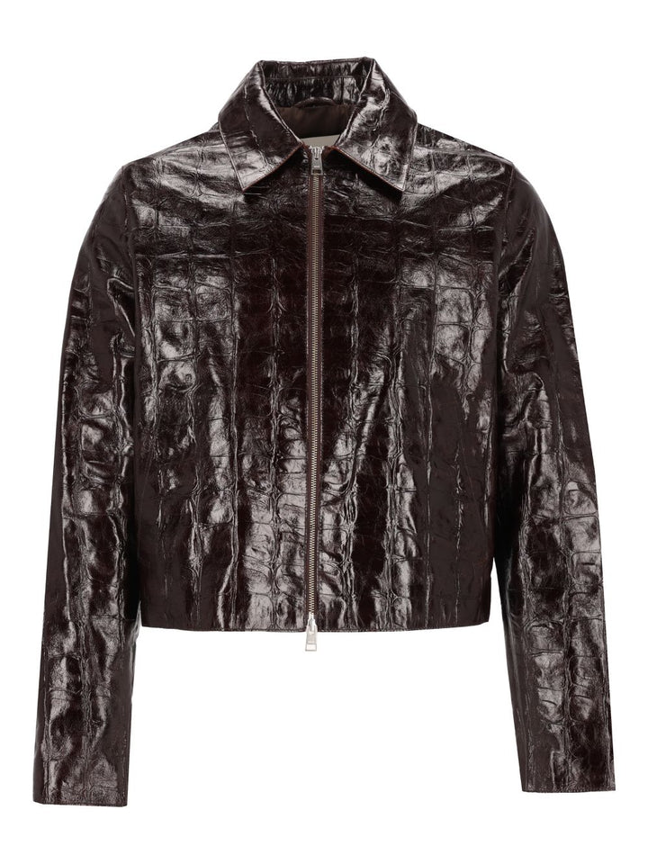 Ami Paris Zipped Jacket Grey
