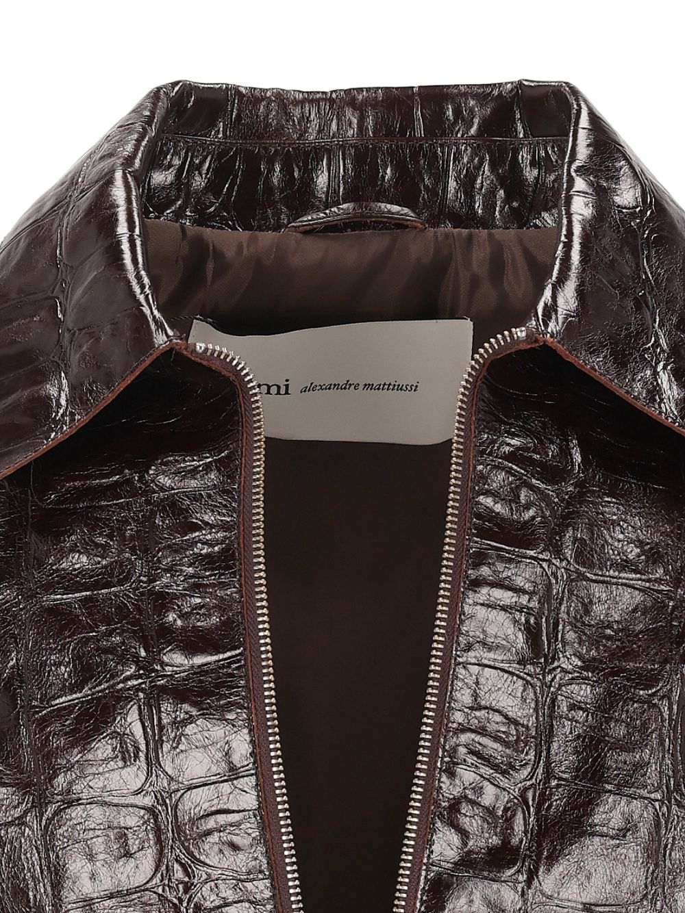 Ami Paris Zipped Jacket Grey