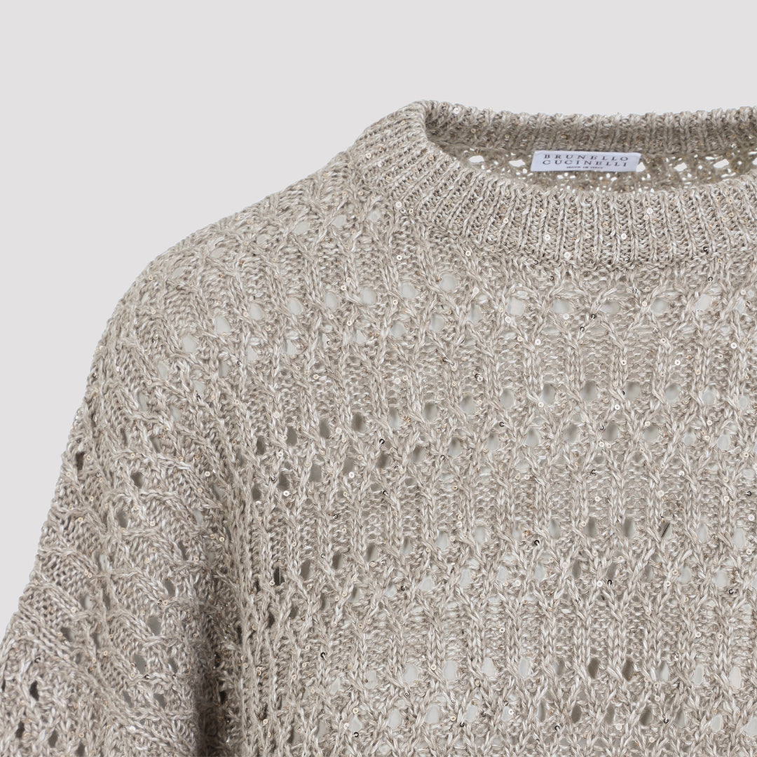 Brunello Cucinelli Sweater - Nude & Neutrals | f4cee7462019759a9d053d257cdcd1e140489d72
