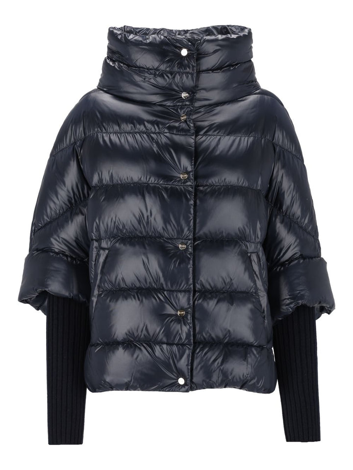 Herno Ultralight Nylon Cape Coats - Black | 2e4670925f85a96faa0f22026f2165c8d24fdf3e