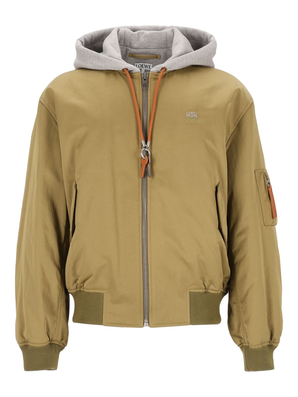 Loewe Technical Fabric Bomber Jacket Jackets - Green | 51181f76d871aa193edc5eba250e774171523eaa