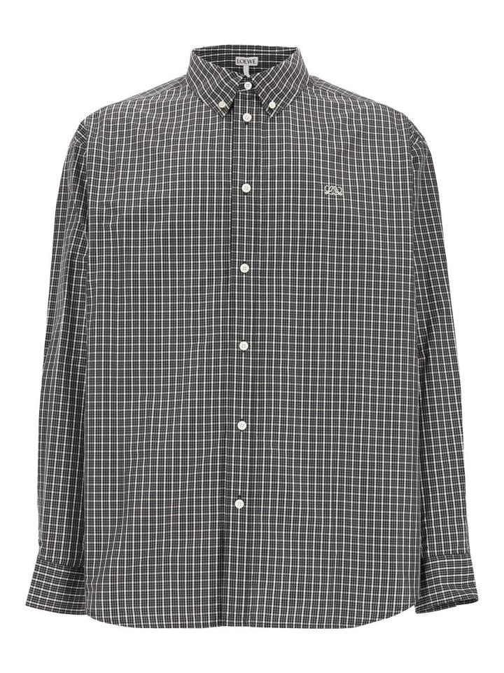 Loewe Technical Cotton Shirt Shirts - Black | 07fef77c2852bbc030556f2999938a8c47b8c776