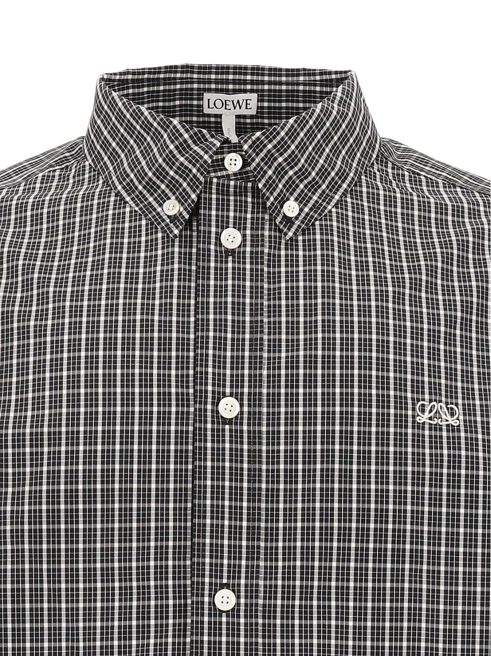 Loewe Technical Cotton Shirt Shirts - Black | a998579cceb693dfc3359da50e8c0c3da62f5e87