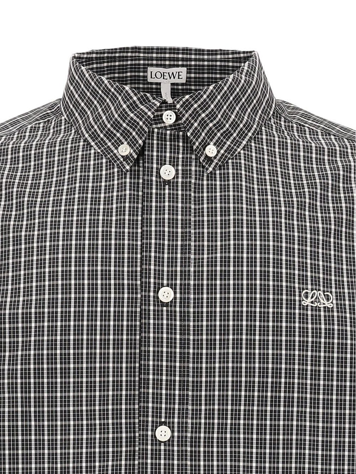 Loewe Technical Cotton Shirt Shirts - Black | a998579cceb693dfc3359da50e8c0c3da62f5e87