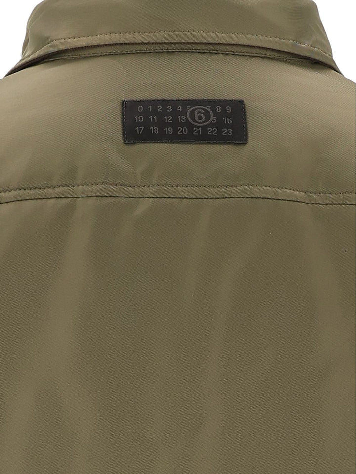 MM6 Maison Margiela Long-Sleeved Shirt Jackets Brown