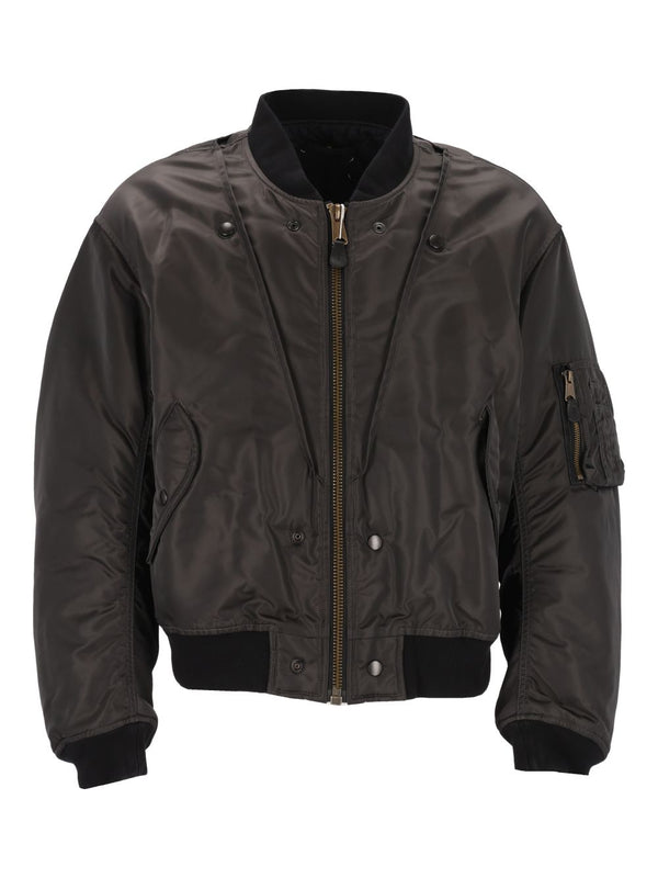 Reversible Bomber Jackets Grey