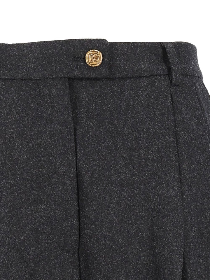 Dolce & Gabbana Fluid Trousers Black