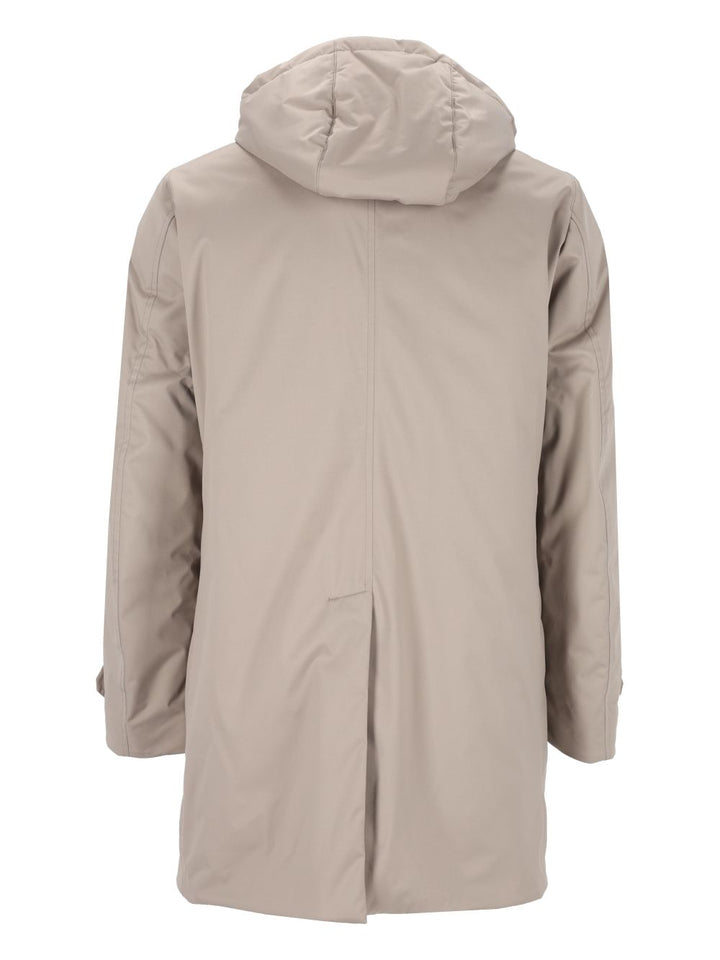 Moorer Ralli Technical-Fabric Coat Jackets - Grey | c2a8d8ea004fb65d30667570adb77e6fadb1dbbf