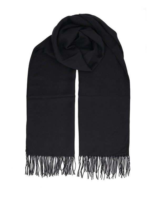 Stole With Fringes Scarves And Foulards Black