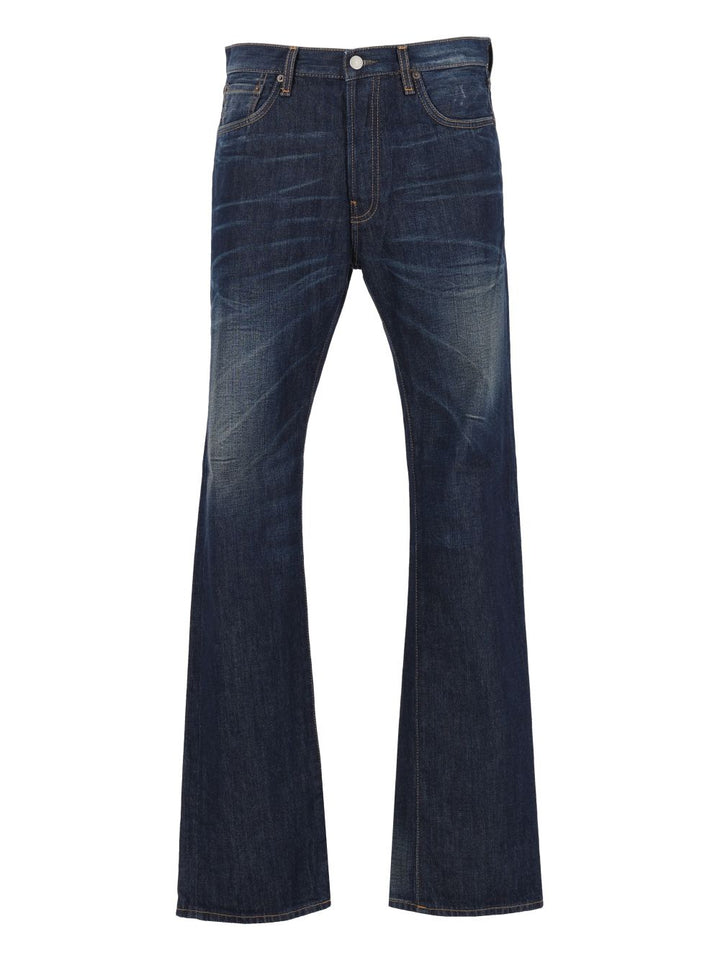 Acne Studios Deep Dive 5-Pocket Regular Fit Denim Blue