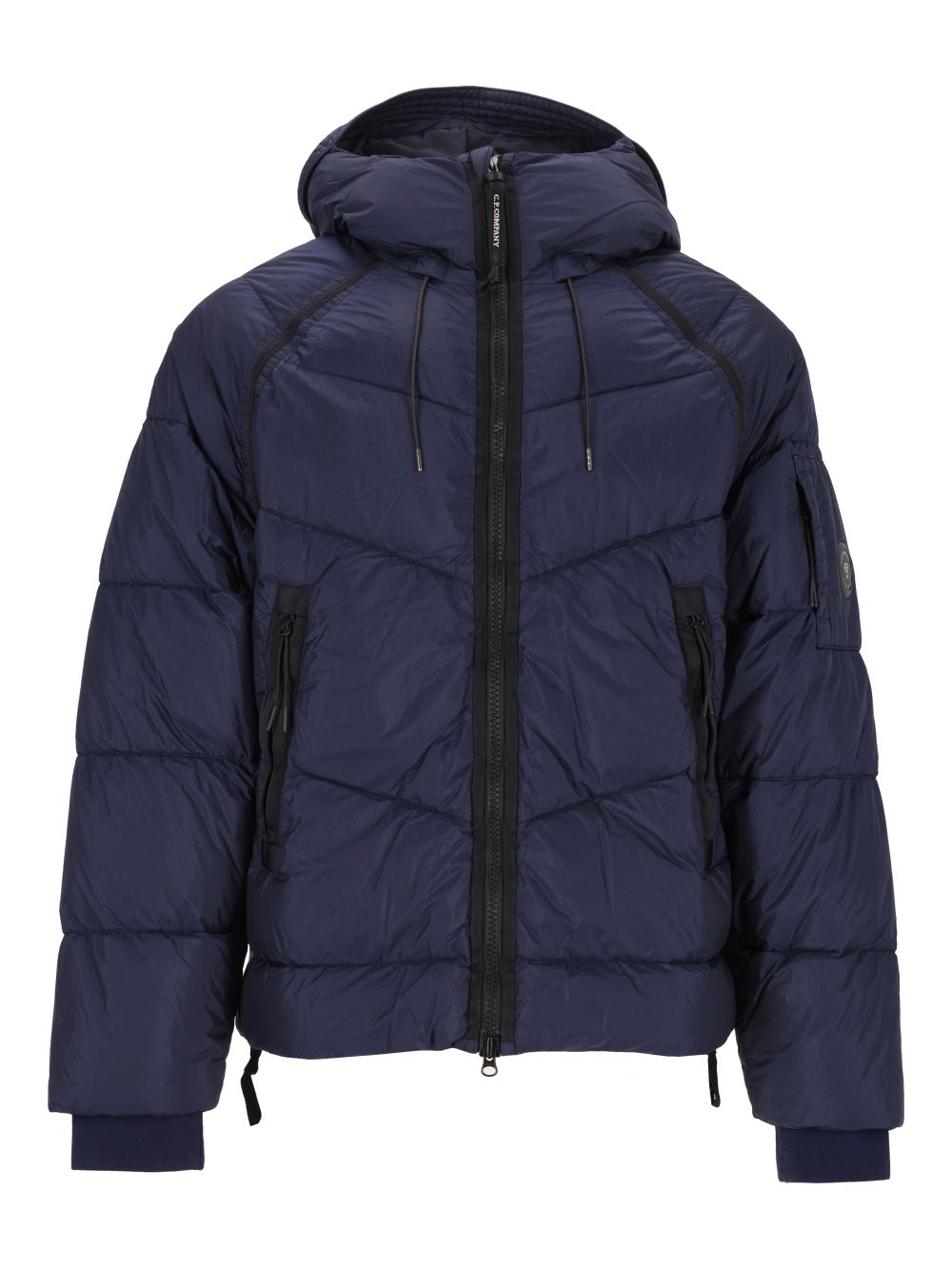 C.P. Company Outerwear Medium Jacket In Down Shield Coats Blue