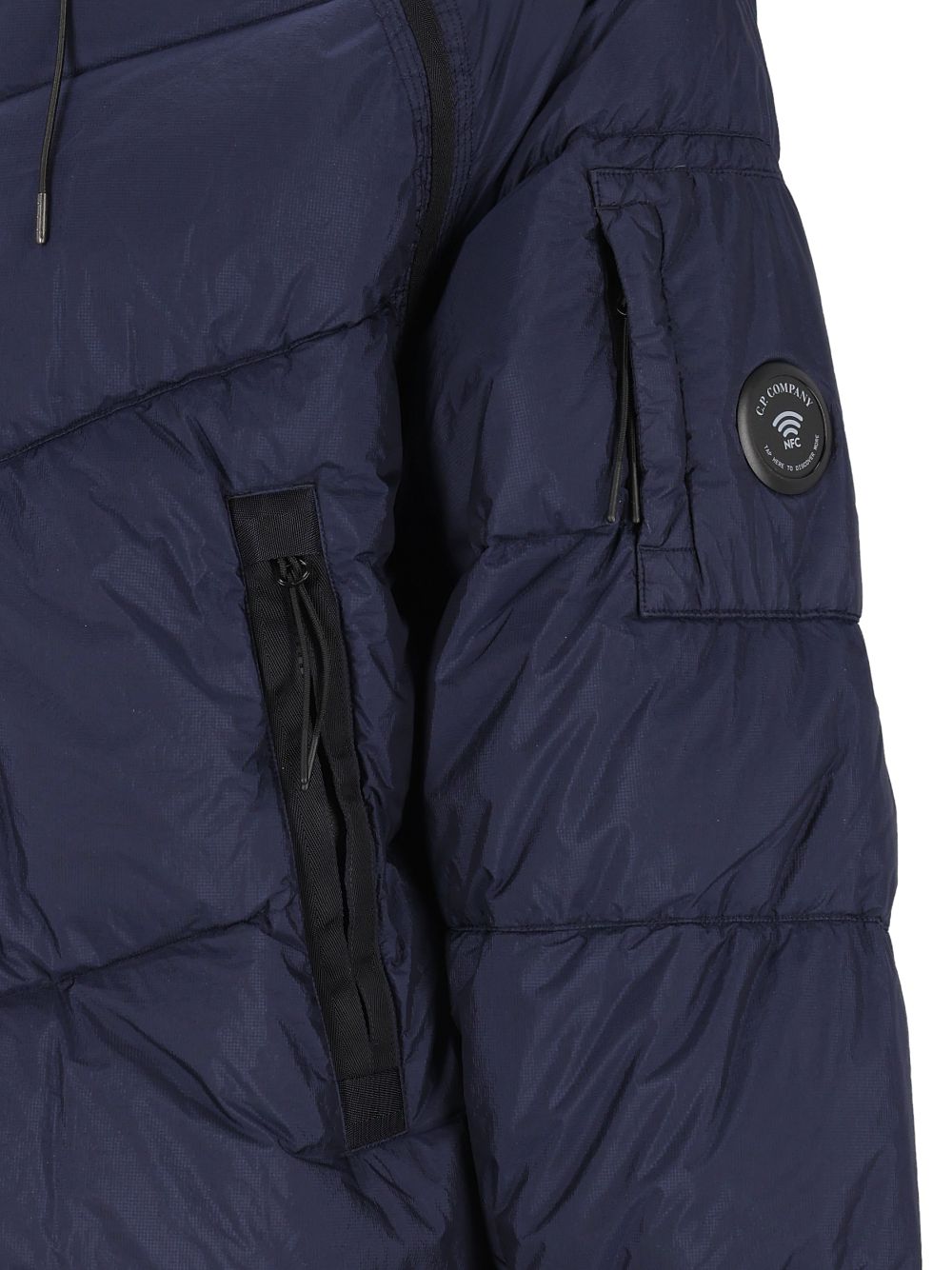 C.P. Company Outerwear Medium Jacket In Down Shield Coats Blue