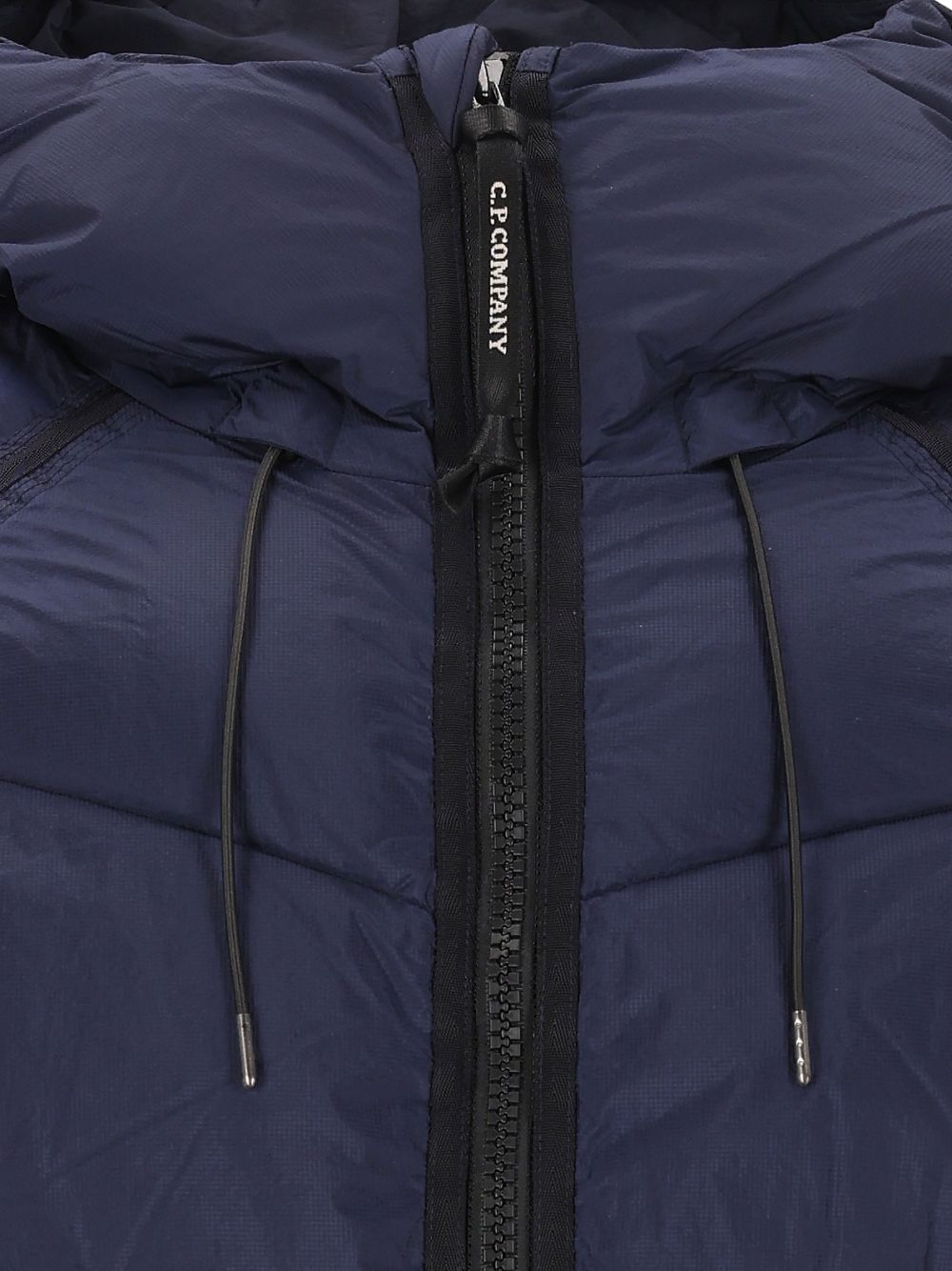 C.P. Company Outerwear Medium Jacket In Down Shield Coats Blue
