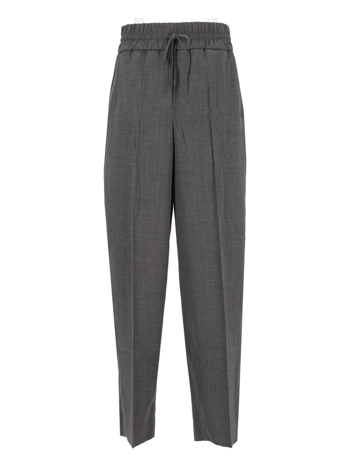 Ami Paris Elasticated Trousers Grey