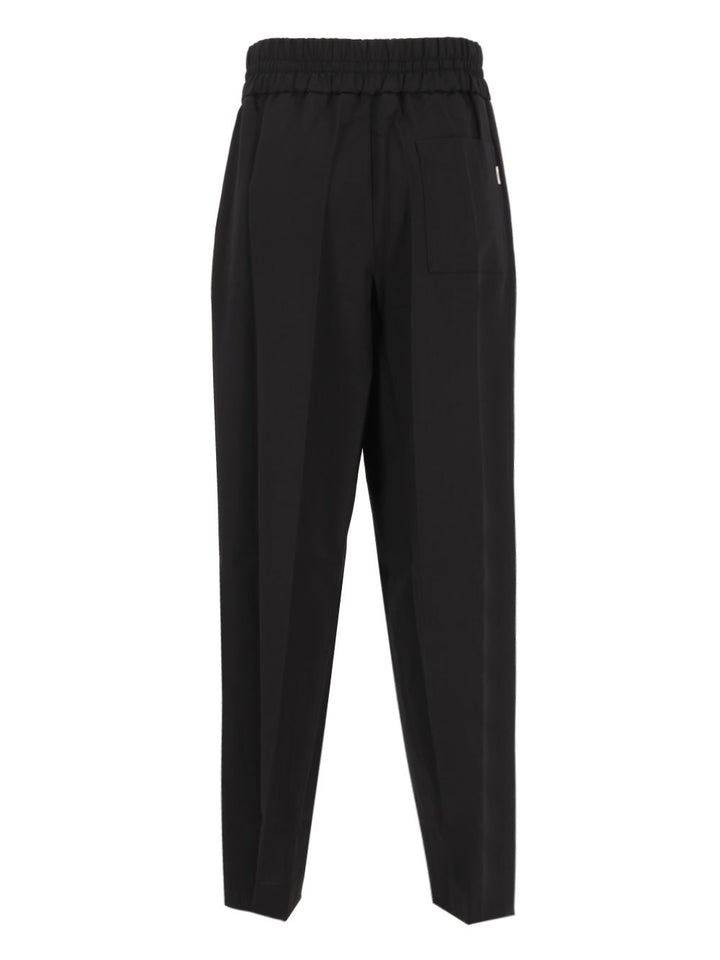 Ami Paris Elasticated Trousers Black