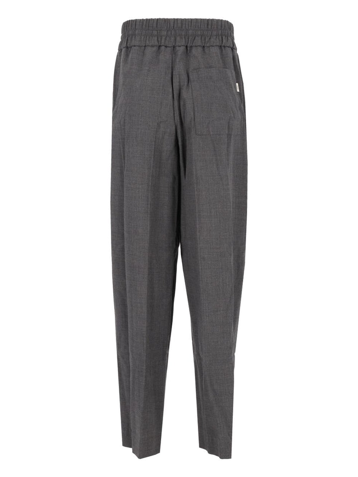 Ami Paris Elasticated Trousers Grey