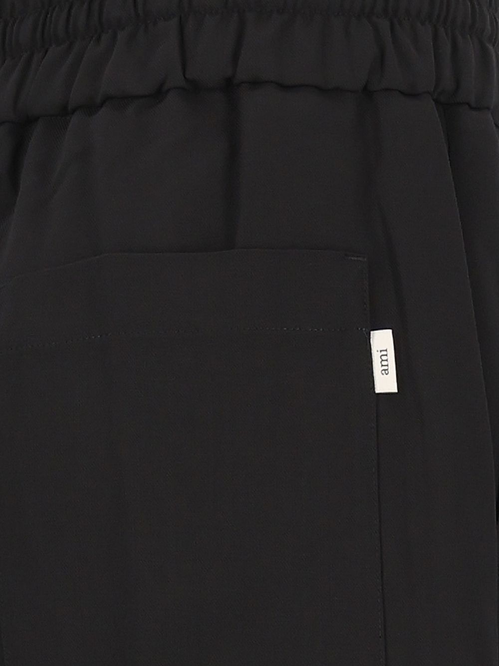 Ami Paris Elasticated Trousers Black