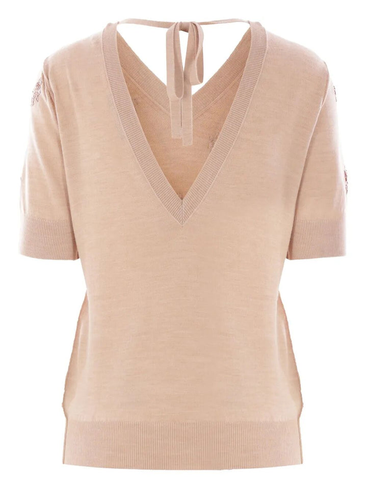 Fendi V neck - Nude & Neutrals | 08bf44ff87fab8e0681823748bf3f9a97910c5e8