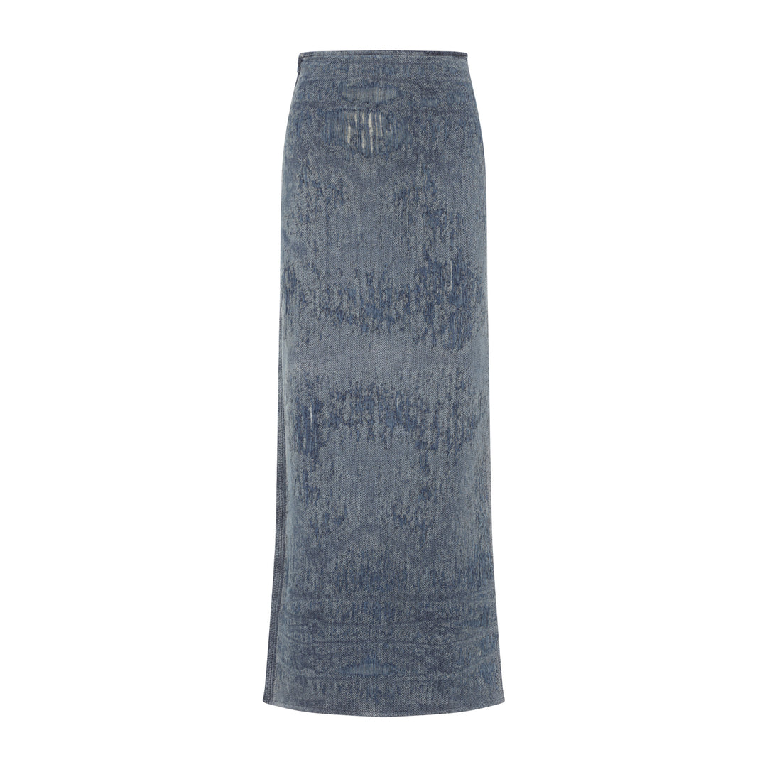 Diesel Long skirts - Blue | 78482b44de4688fe167fc622d2876cbf4102a5f2