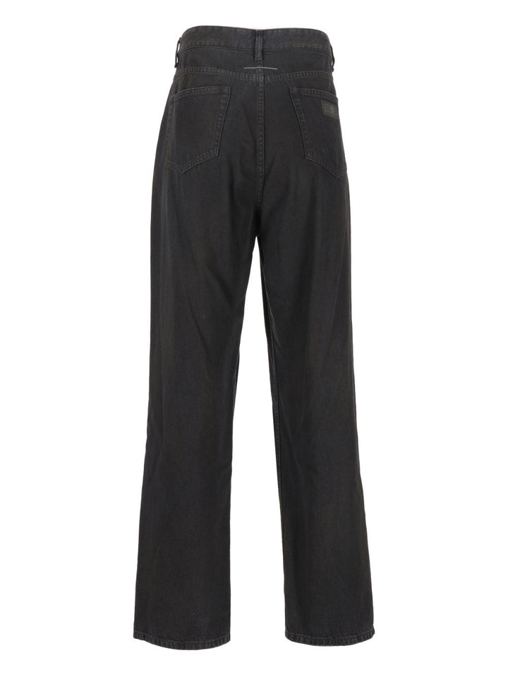 MM6 Maison Margiela Pants 5 Pockets Jeans Black