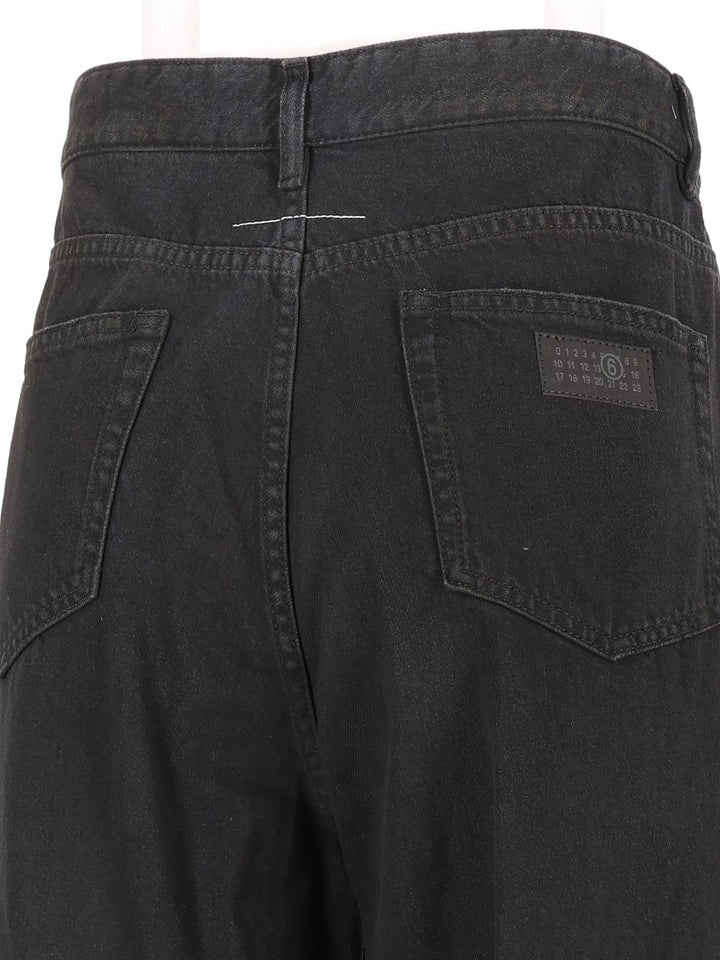 MM6 Maison Margiela Pants 5 Pockets Jeans Black