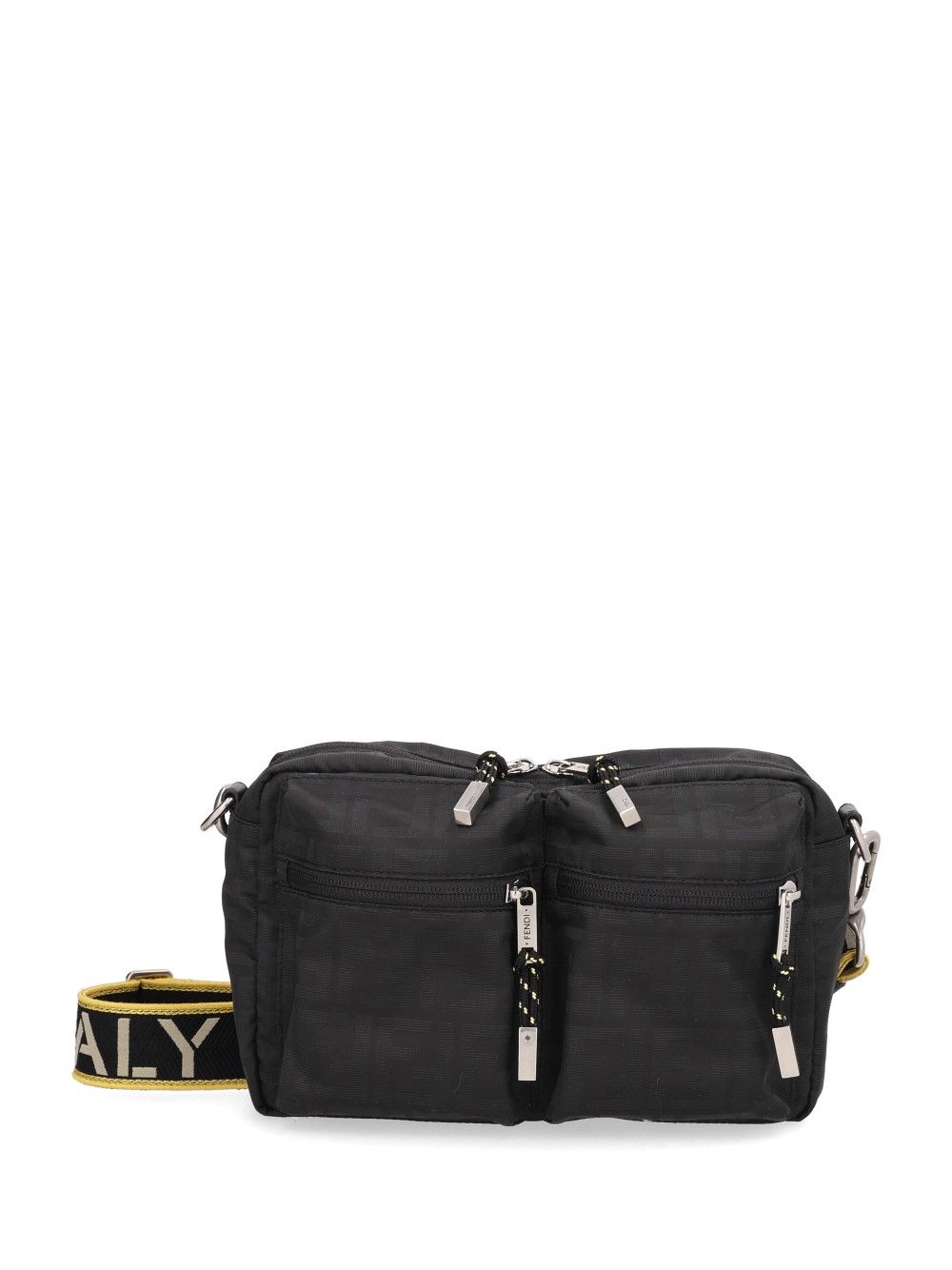Fendi Superlight Ff Zucca Crossbody Bags Black