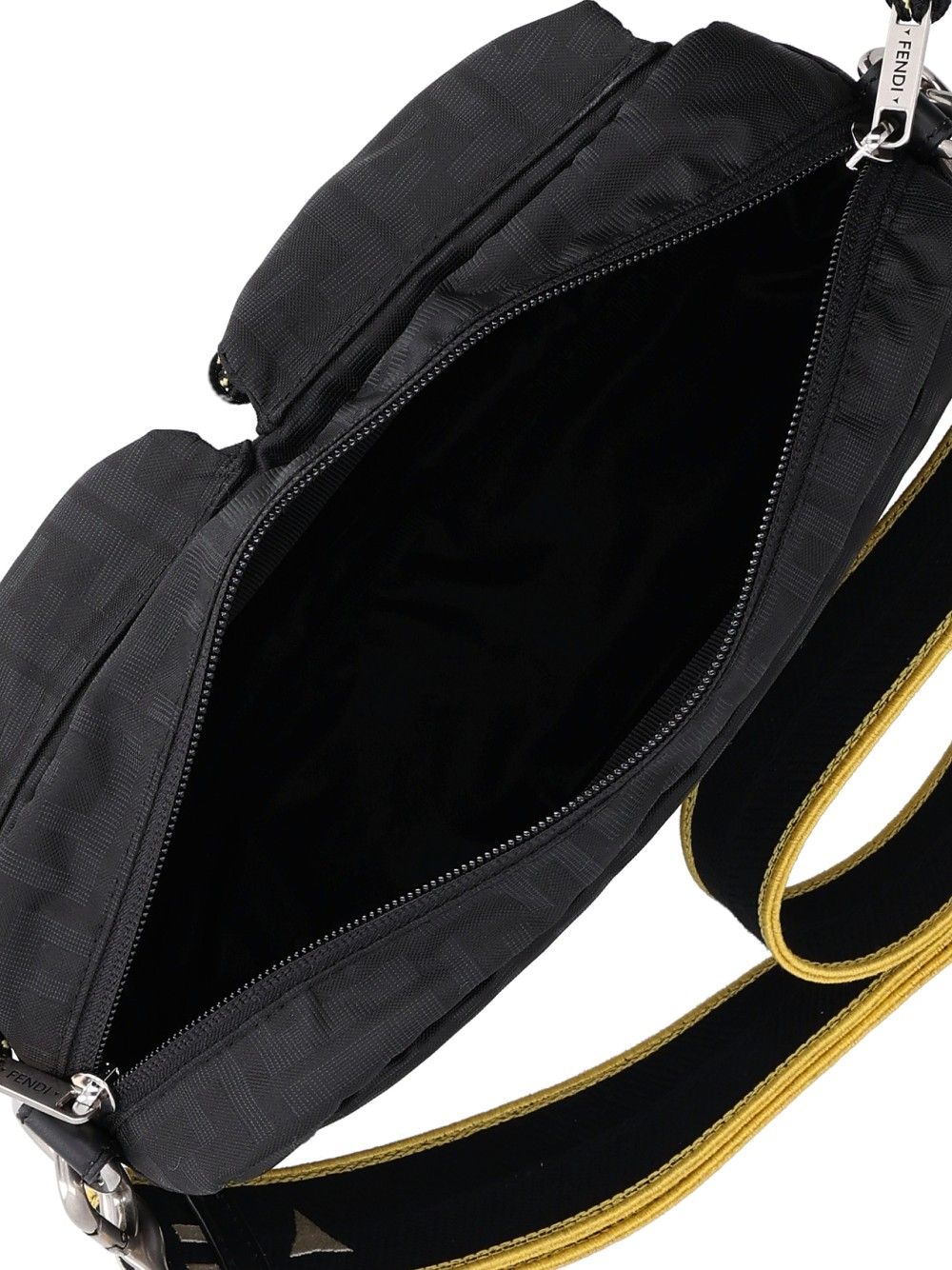 Fendi Superlight Ff Zucca Crossbody Bags Black