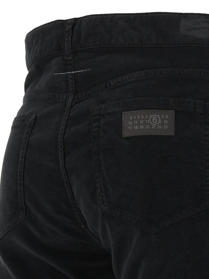 MM6 Maison Margiela Pants 5 Pockets Jeans Black