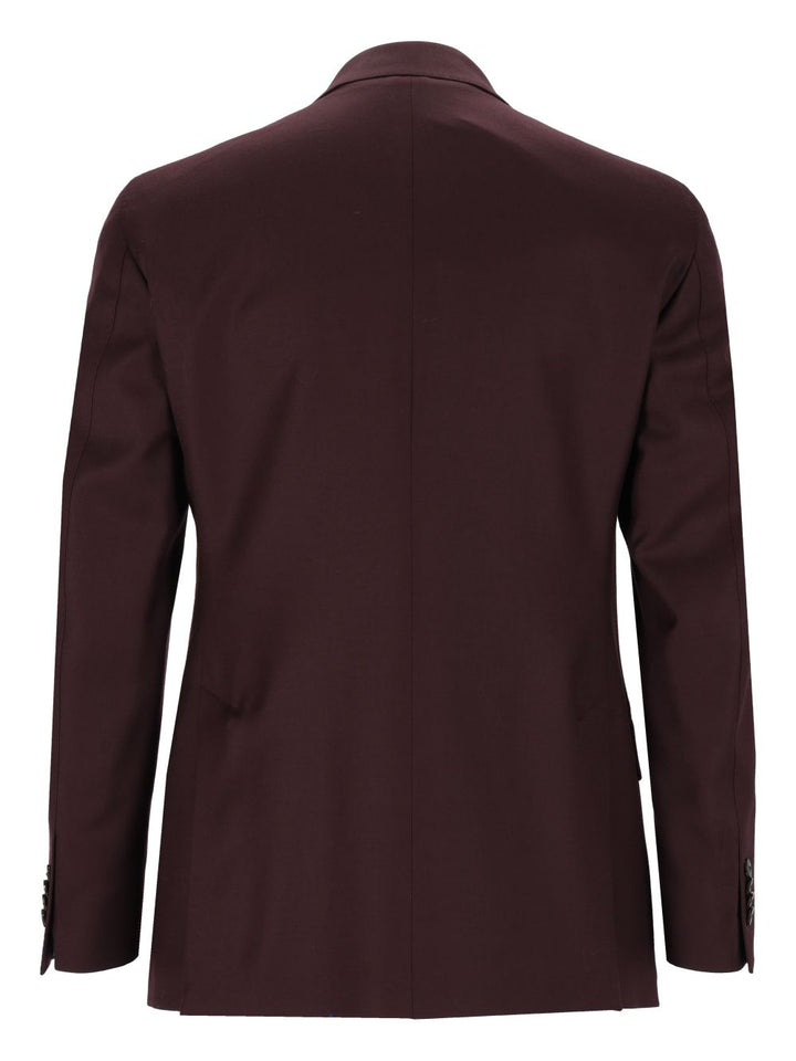 Gabriele Pasini Blazer Dp 99%Ws 1%Elastan Jackets Bordeaux