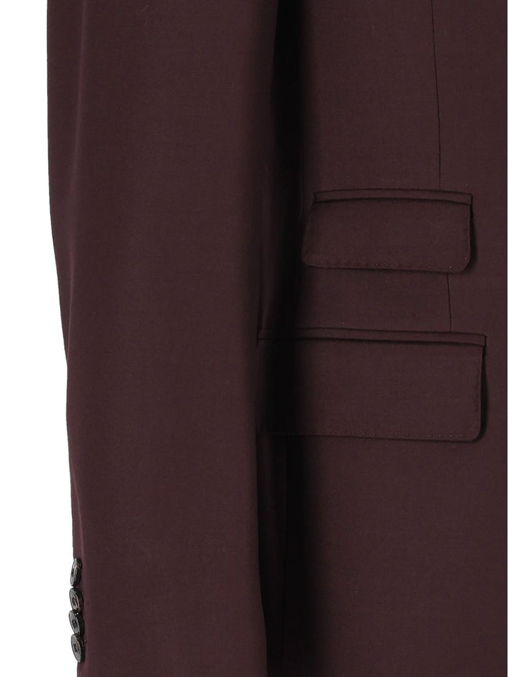 Gabriele Pasini Blazer Dp 99%Ws 1%Elastan Jackets Bordeaux