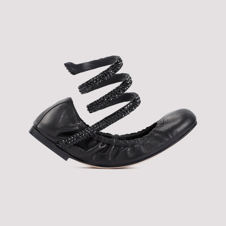 Rene` Caovilla Ballerinas - Black | af94db02f47b68bbd2f96a02cee0b0e2574af65a