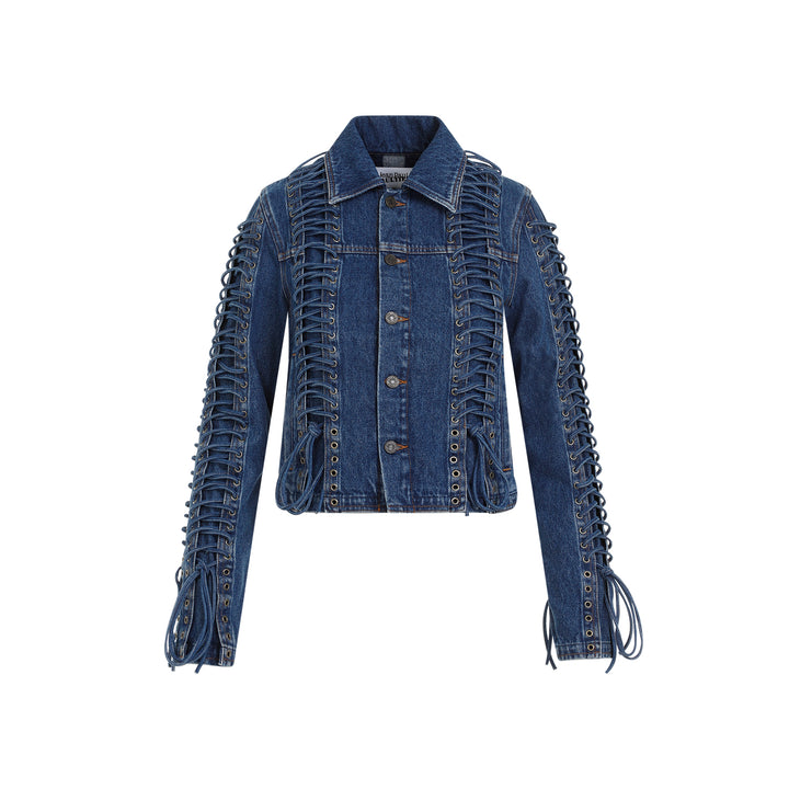 Jean Paul Gaultier Jackets - Blue | a2014c4f6ec621678e7a08fbf799d5066aa39b08